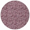 Homeroots 8' Merlot Mauve And Ivory Round Floral Washable Indoor Outdoor Area Rug 581902 - alternate 6