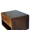 Homeroots 18" Brown Solid Wood One Drawer Floating Nightstand 651474 - alternate 8