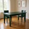 Homeroots 48" Dark Green Solid Wood Dining Table 548860 - alternate 8