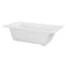 Kingston Brass 60" Acrylic Rectangular Drop-In Tub with Anti-Skid Surface, Glossy White VTPN603219T - alternate 1