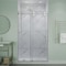 Anzzi 48in x 76in Frameless Shower Door with Sliding in Brushed Nickel with Tsunami Tempered Clear Glass SD-FRLS06101BN - alternate 15