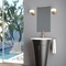 Vaxcel Sloane 1 Light LED Gold Satin Brass Mid-Century Modern Wall Sconce Fixture with White Glass Globe W0432 - alternate 8
