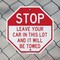 Signmission Stop Leave Your Car in This Lot and, 10 inch X 10 inch, Aluminum Metal Signs, 2PK OC-A-2PACK-10-320 - alternate 6