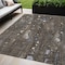 Homeroots 5' X 8' Chocolate And Beige Abstract Washable Indoor Outdoor Area Rug 631168 - alternate 1