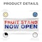 Signmission Fruit Stand Now Open, 36 Inch x 96 Inch, Vinyl Banner B-96-30664 - alternate 5