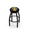 Holland Bar Stool Co 36" Blk Wrinkle Idaho Swivel Bar Stool, Accent Ring L8B2B36IdahoU - alternate 1