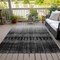 Homeroots 9' X 12' Black Ivory And Gray Ombre Washable Indoor Outdoor Area Rug 602825 - alternate 7