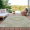Homeroots 10' X 14' Taupe And Ivory Medallion Washable Indoor Outdoor Area Rug 617478 - alternate 9