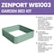 Zenport Raised Garden Bed Kit, Green, 39.4 inx39.4 inx11.8 in WS1003 - alternate 4