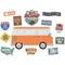 Teacher Created Resources Moving Mountains Road Trip Hit the Road Bulletin Board Set, 15-Piece Set 9222 - alternate 1