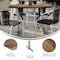 Flash Furniture Commercial All-Weather 48x30 Natural HPL Tabletop with Silver T Bases ST-REC3048-NAT-T0522S-GG - alternate 6