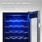 Tcl 2.4 Cu. Ft. 24-Bottle Wine Cooler, Low Noise, Digital Controls, LED Light, Glass Door, Stainless TRW24F6AS - alternate 7