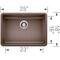 Blanco Precis ADA Single Bowl, Cafe Brown 442546 - alternate 3