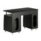 Homeroots 48" Espresso Wood Computer Desk With Two Drawers 723750 - alternate 7