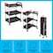 Stalwart Collapsible Cart Portable and Lightweight Folding Service Cart with 50lb Capacity Per Shelf 75-PT2014 - alternate 11