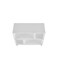 Homeroots Modern White And Natural Bookcase 388555 - alternate 6