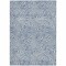 Homeroots 5' X 8' Denim Blue And Ivory Abstract Washable Indoor Outdoor Area Rug 599707 - alternate 8
