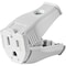 Leviton 15A 125V 3-Wire 2-Pole Clamp Tight Cord Connector White 002-3W102-0WH - alternate 2