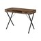 Homeroots 42" Brown and Black Wood and Metal x-Shape Computer Desk With Two Drawers 489885 - alternate 4
