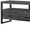 Homeroots 59in Black Cabinet Enclosed Storage TV Stand 332969 - alternate 6