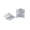 Global Door Controls 3.5 in. x 3.5 in. Brushed Chrome Full Mortise Residential Squared Hinge with Removable Pin, 2PK CP3535-US26D-2 - alternate 4