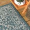Jonathan Y Malta Bohemian Medallion Textured Weave Teal/Gray 2 ft. x 10 ft. Indoor/Outdoor Runner Rug SMB104B-210 - alternate 8