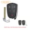 Aks Keys 2015 - 2020 Cadillac Smart Key Shell 5B HU100 Blade RS-CADI-01 - alternate 2