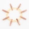 Elegani 36 LED Rose Gold Photo Clip String Lights - 13ft Decorative Picture Hanging Light for Wall, Dorm PH-600172 - alternate 1