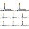 Mytee Products 8PK 5/16in-3/8in Easy Ratcheting Chain Binder w/Up to 36in Chain Take-Up 5400lb WLL, 8PK CB-AEZ-Lx8 - alternate 1