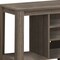 Homeroots 48in Taupe Wood Open Shelving TV Stand 333253 - alternate 6