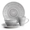 Elama Malibu Calcite 16-Piece Dinnerware Set in Light Gray ELM-MALIBU-CALCITE - alternate 7