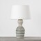 Hudson Valley Lighting Nahant 1 Light Table Lamp 18 In. Vintage Gold Leaf/ Ceramic White Dune L7329-VGL/CWD - alternate 5