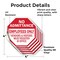 Signmission No Admittance Employees Only Vendor, 4 inch X 4 inch, Vinyl Decal, 5PK OC-D-5PACK-4-74 - alternate 3