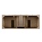 James Martin Vanities Vanity, without top, Whitewashed Walnut, 59.9 in W x 22.9 in D,  157-V60D-M-WW - alternate 2