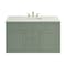 James Martin Vanities Chicago 48 in. Single Vanity, Smokey Celadon, w/ 3 CM White Zeus Silestone Top 503-V48-SC-3WZ - alternate 6