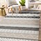 World Rug Gallery Contemporary Boho Indoor/Outdoor Area Rug 4 ft x 6 ft Gray 5559GRAY4X6 - alternate 4