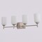 Vaxcel Laurelhurst 4-Light Vanity Light, Satin Nickel, Frosted White Glass, 29.25-In. Wide W0580 - alternate 8