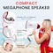 Pyle Pyle Lightweight 30-Watt Megaphone Bullhorn - Adjustable Volume, Built-in Siren, 800-Yard Range PMP30 - alternate 5