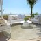 Homeroots 8' Brown Beige And Taupe Round Abstract Washable Indoor Outdoor Area Rug 588210 - alternate 7
