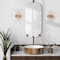 Apollo Tile Chiffon White 11.7 in x 11.8 in Recycled Glass Matte Wall Mosaic Tile 4.79 sqft/case, 5PK APLVRE8807A - alternate 8