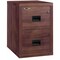 Fireking 2 Drawer, 1 Hr Fire & impact rated, 22" depth, Ltr/Lgl Light Walnut 2R1822-CLW - alternate 3