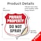 Signmission Private Property Shield Sign Do Not Spra, 6 inch X 6 inch, Vinyl Decal, 2PK SHI-D-2PACK-6-449 - alternate 5