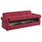 Homeroots 89" Burgundy Microfiber Convertible Futon Sleeper Sofa And Toss Pillows With Storage 607156 - alternate 8