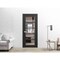 Sartodoors Slab Barn Door Panel Black 18x96 Solid Core Modern Interior QUADRO4522S-BLK-1896 - alternate 5