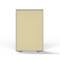 Ghent Floor Partition, Aluminum Frame with Caramel Vinyl Panel, 72''H x 48''W MP7248-8A - alternate 5