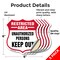 Signmission Restricted Area Shield Sign Unauthorized, 6 inch X 6 inch, Vinyl Decal, 5PK SHI-D-5PACK-6-457 - alternate 5