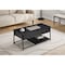 Monarch Specialties Coffee Table 42"L, Cocktail, Lift-top, Rectangular, Black Laminate, Black Metal, Contemporary I 3820 - alternate 2