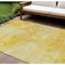 Homeroots 10' X 14' Gold And Yellow Nautical Washable Indoor Outdoor Area Rug 581736 - alternate 1