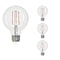 Bulbrite LED Filament 13W, Dimmable G25, Clear Glass, E26 Base, 3000K, 1400 Lm, 4PK 862851 - alternate 1