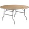 Flash Furniture Round Folding Table, Wood Top, Wood Grain XA-60-BIRCH-M-GG - alternate 1